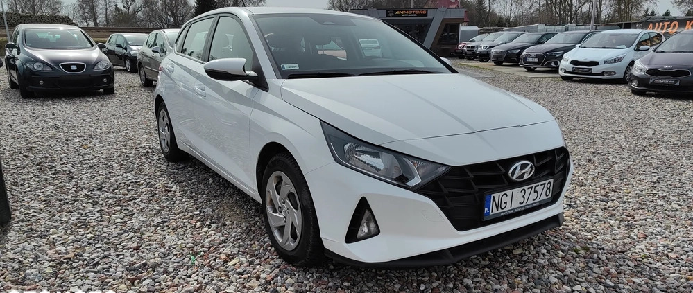 Hyundai i20 cena 60000 przebieg: 20700, rok produkcji 2021 z Giżycko małe 232